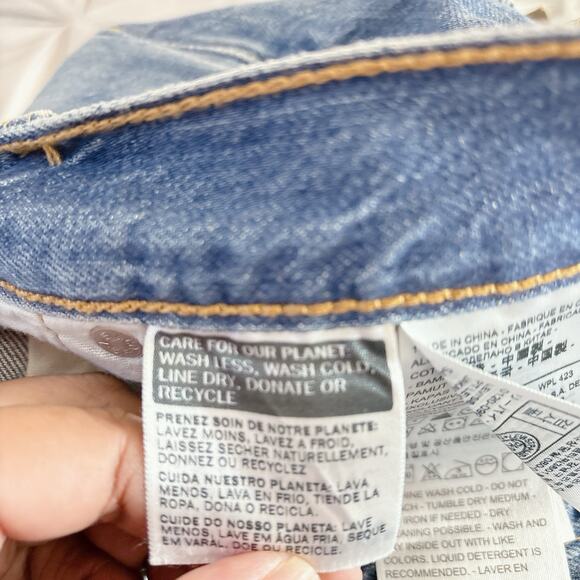 Levi's 501 Original Women's High Rise Straight Leg Button Fly Denim Jeans 29x30 - Picture 7 of 8